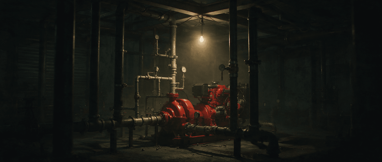 Illustrative environment — fire pump room